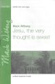 Jesu, the very thought is sweet