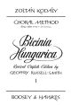 Bicinia Hungarica Volume 1: Children's Choir