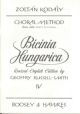 Bicinia Hungarica Volume 4: Children's Choir