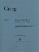 Sonata No.1 F Major Op.8: Violin And Piano (Henle)