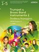 ABRSM Scales For Trumpet & Brass Band Grade 1-5 Treble Clef From 2023