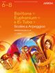 ABRSM Scales For Baritone, Euphonium & Eb Tuba Bass Clef Grade 6-8 From 2023