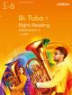 ABRSM Sight-Reading For B Flat Tuba (Bass Clef) Grades 1-8 From 2023