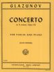 Concerto A Minor Op 82 Violin & Piano
