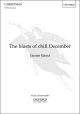 The blasts of chill December for SATB and piano