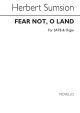 Fear Not O Land SATB And Organ