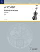 Three Postcards For Solo Viola (Schott)