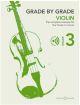 Grade By Grade Violin: Grade 3: Violin & Piano (Partridge)