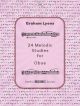 24 Melodic Studies For Oboe (Lyons)