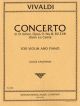 Concerto D Minor OP.9/8 Rv238 Violin & Piano (International)