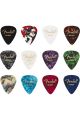 Fender 351 Shape Guitar Picks - Celluloid Medley - Heavy 12 Pack