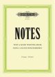 Notes: Text & Music Writing Book (Edition Peters)