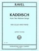 Kaddisch From Two Hebrew Songs: Cello & Piano (IMC)