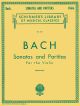Sonatas And Partitas For  Violin Solo (Schirmer)