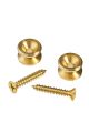 D'Addario Solid Brass End Pins - Brass (Pair)