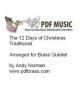 12 Days Of Christmas - Brass Quintet - Faber Digital