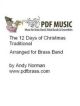 12 Days Of Christmas - Brass Band - Faber Digital