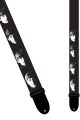The Beatles Guitar Strap - The Beatles Black/ White Portraits