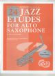 24 Jazz Etudes: Alto Saxophone: Book & Cd (Holcombe)