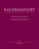 Works For Violin And Piano (Barenreiter)