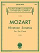 19 Sonatas For The Piano: Piano (Schirmer)