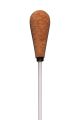 Montford 16" White Lacquer Cork Pear Handle Baton