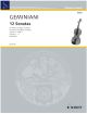 Geminiani: 12 Sonatas, Nos. 1-3 - Violin & Piano (Schott)