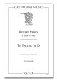 Te Deum In D (1911 Coronation) (Cathedral)