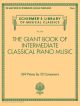 Giant Book Of Intermediate Classical Piano Music (Schirmer)
